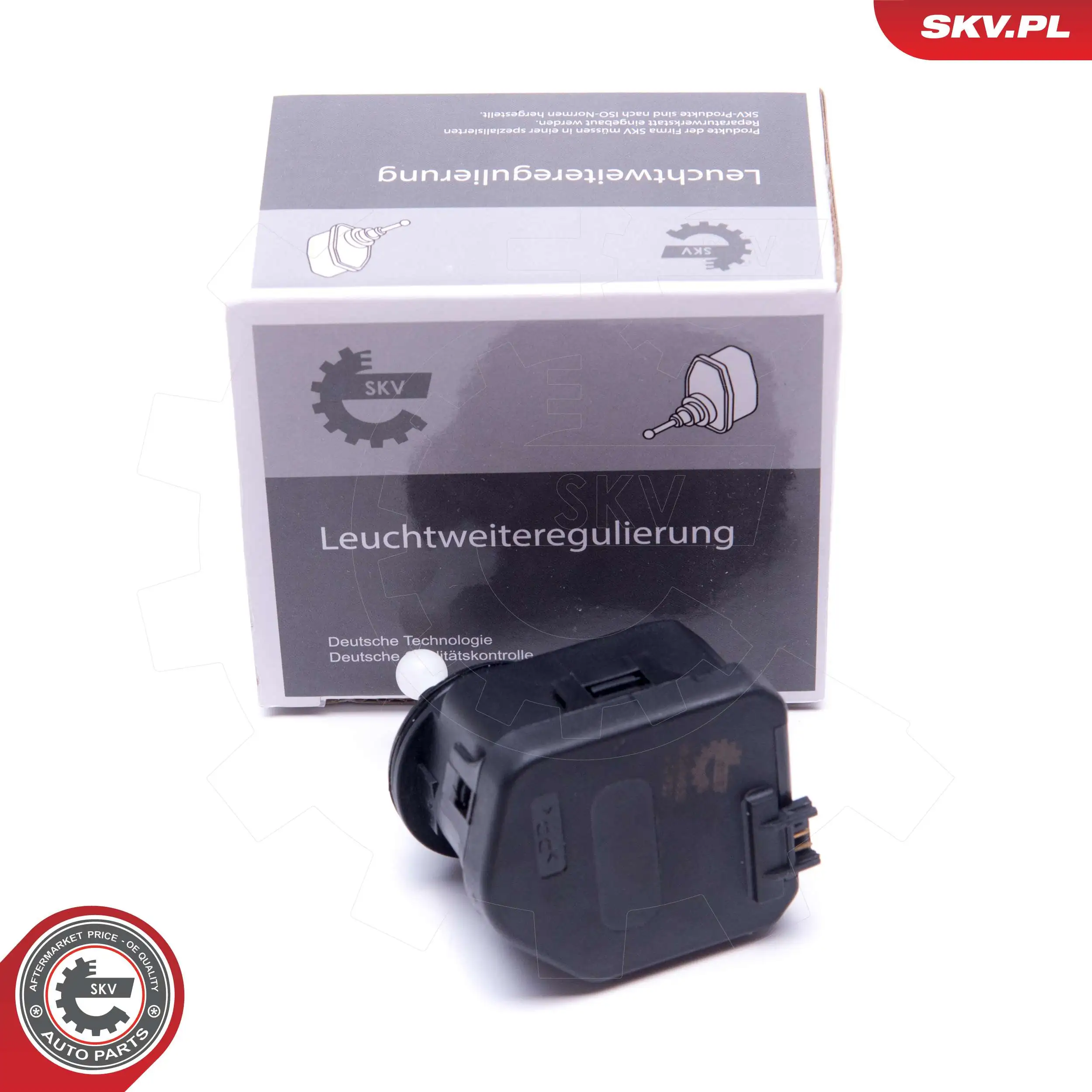 Actuator, headlight levelling